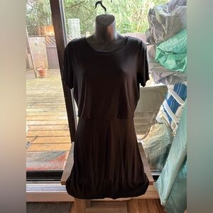 Garage dress with cut out back